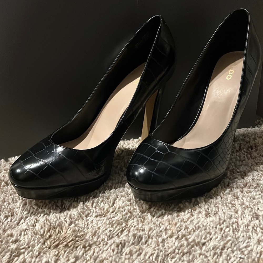 Aldo Snake Skin Leather Shoes